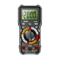 thumbnail image 1 of 2000 Counts DC AC Voltage Tester Handheld NCV Digital Multímetro Herramientas (Negro), 1 of 9
