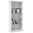 thumbnail image 4 of Home Square 2-Piece Set with TV Stand and 5 Shelf Bookcase in White, 4 of 20