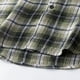 thumbnail image 4 of Blusa y camisa de manga larga con cuello vuelto para hombre, blusa informal a cuadros a la moda con botones y cuello vuelto, blusa de poliéster para hombre, 4 of 7