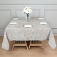 thumbnail image 6 of 42x42 Inch Waterproof Square Tablecloth, Thickened Polyester Table Cover for Dining & Parties, Floral Print, 6 of 6