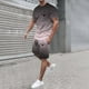 thumbnail image 2 of Playeras Negras Hombre Algodon Camiseta De Cuello Redondo Con Estampado De Playa De Verano Para Hombre Top Informal De Manga Corta, 2 of 4