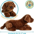 Cassie The Chocolate Lab 12 Inch Stuffed Animal Plush Labrador Dog