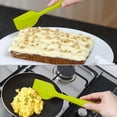 thumbnail image 4 of Juego de 6 espátulas de silicona de grado alimenticio, espátulas de goma para calentar, diseño de una pieza sin costuras, verde, 4 of 6