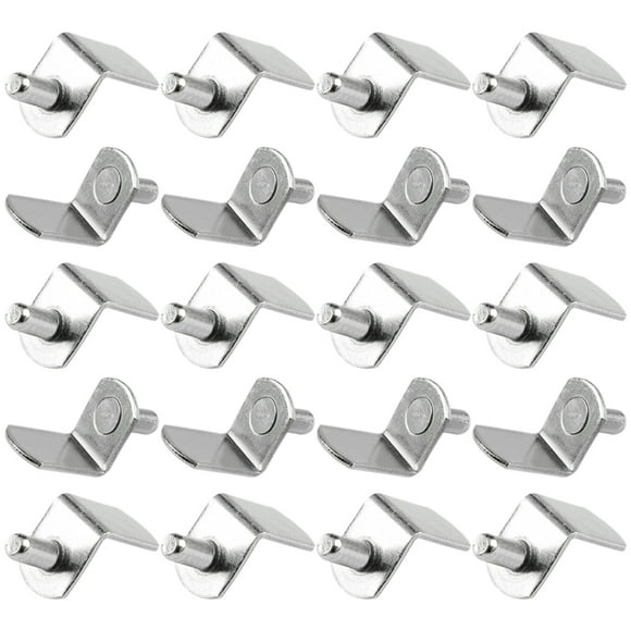 Miangastore 20 Pcs Supports d'Étagère en Métal, Supports d'Étagère pour Bibliothèque, Armoire, Meubles