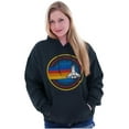thumbnail image 4 of Retro NASA Space Shuttle Rainbow Hoodie Sweatshirt Women Men Brisco Brands S, 4 of 6