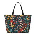 thumbnail image 2 of Disketp Berries and Flowers Bolsa de Playa de Gran Capacidad, Bolso Impermeable y a Prueba de Arena para Mujer, Ideal para Playa, Piscina y Natación, 2 of 7