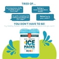 thumbnail image 3 of Paquetes de Hielo Healthy Packers Original Juego de 10, 3 of 9