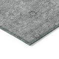 thumbnail image 4 of Addison Rugs Chantille Indoor/Outdoor Transitional Floral Pewter Washable Rectangle Rug, 9' x 12', 4 of 6