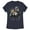 Navy Blue, variant on Women's Marvel Avengers: Endgame Glowing Stones Logo Overlay Portrait  Graphic Tee Black 2X Large