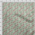 thumbnail image 4 of oneOone Polyester Spandex Mint Green Fabric Floral Sewing Craft Projects Fabric Prints By Yard 56 Inch Wide, 4 of 4
