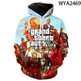 thumbnail image 3 of Sudadera con capucha para niños y mujeres, suéter con estampado 3D de Grand Theft Auto Game Gta 2020, novedad de 4/5, 3 of 5