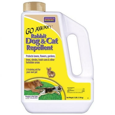 Bonide Go Away! Rabbit, Dog, & Cat Repellent Granules, Ready-to-Use, 3lbs
