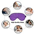 thumbnail image 6 of Uemuo Glitter Purple Pattern Sleep Eye Mask - Light Blocking Sleep Mask Blocking Out Light Perfectly, Soft and Comfortable Night Eye Mask, Eye Blinder, 6 of 7
