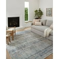thumbnail image 2 of Amber Lewis x Loloi Billie Collection BIL-05 Denim/Blush 5' x 7'6" Area Rug, 2 of 8