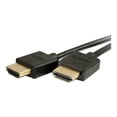 thumbnail image 4 of C2G 10ft HDMI Cable with Low Profile Connectors - Flexible - Std Speed - Standard - HDMI cable - HDMI male to HDMI male - 10 ft - double shielded - black, 4 of 5