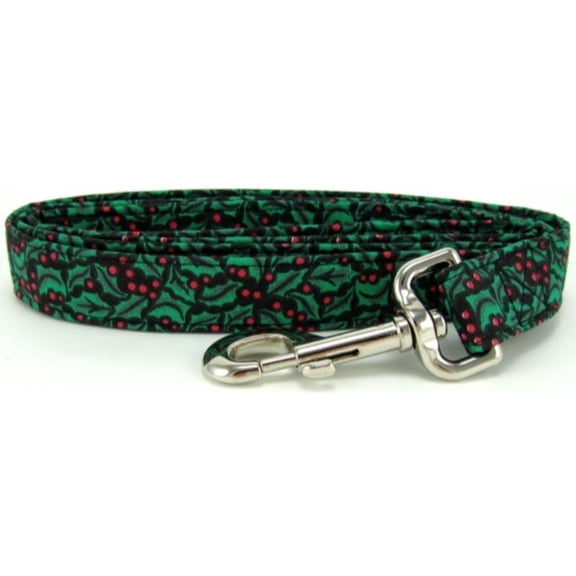 Holly Berries Dog Leash - Size - Small