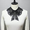 thumbnail image 3 of Yokua Embroidery Lace Bowknot Detachable Fake Collar for Wedding Engagement Apparel, 3 of 20