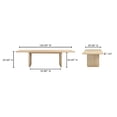 thumbnail image 5 of Moe's Home Collection Round Off Dining Table Wood Natural, 5 of 6