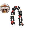 thumbnail image 1 of Dvruxg 78.7 Inch Maple Leaf Rattan – Artificial Autumn Decor for Home & Party – Durable Plastic Fall Leaves Garland for Indoor & Outdoor Use, 1 of 5