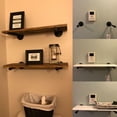 thumbnail image 3 of Wall Storage Shelf Holder Brackets Book Shelving Industrial Steampunk Iron Pipe, 3 of 8