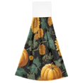 thumbnail image 2 of Harvest Pumpkin with Sunflowers Leaves Thanksgiving Hanging Towels with Loop Hand Towels Nylon Fastener Tape Design Dish Cloths 2 Pieces, 2 of 7