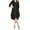 Black, variant on HKEJIAOI Womens dress Women's Fashion Two Pieces Charming Solid Color Mother of The Bride Lace Dresses Savings Clearance Purple