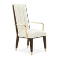 thumbnail image 3 of Michael Amini Belmont Place Dining Arm Chair - Cream/Espresso, 3 of 19
