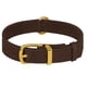 thumbnail image 2 of Collar de piel auténtica para perro, collar de mascota acolchado suave y resistente para perros pequeños, medianos y grandes (café, M, ajuste de cuello de 12 a 15, 2 of 8