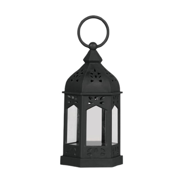 BINGLI LED Ramadan Lanterns Decorations, Eid Decorations for Home and Table, Small Ramadan Lights with Hanging Rings, Moon & Star Eid Decor, Islamic Home Decor & Muslim Eid Gift