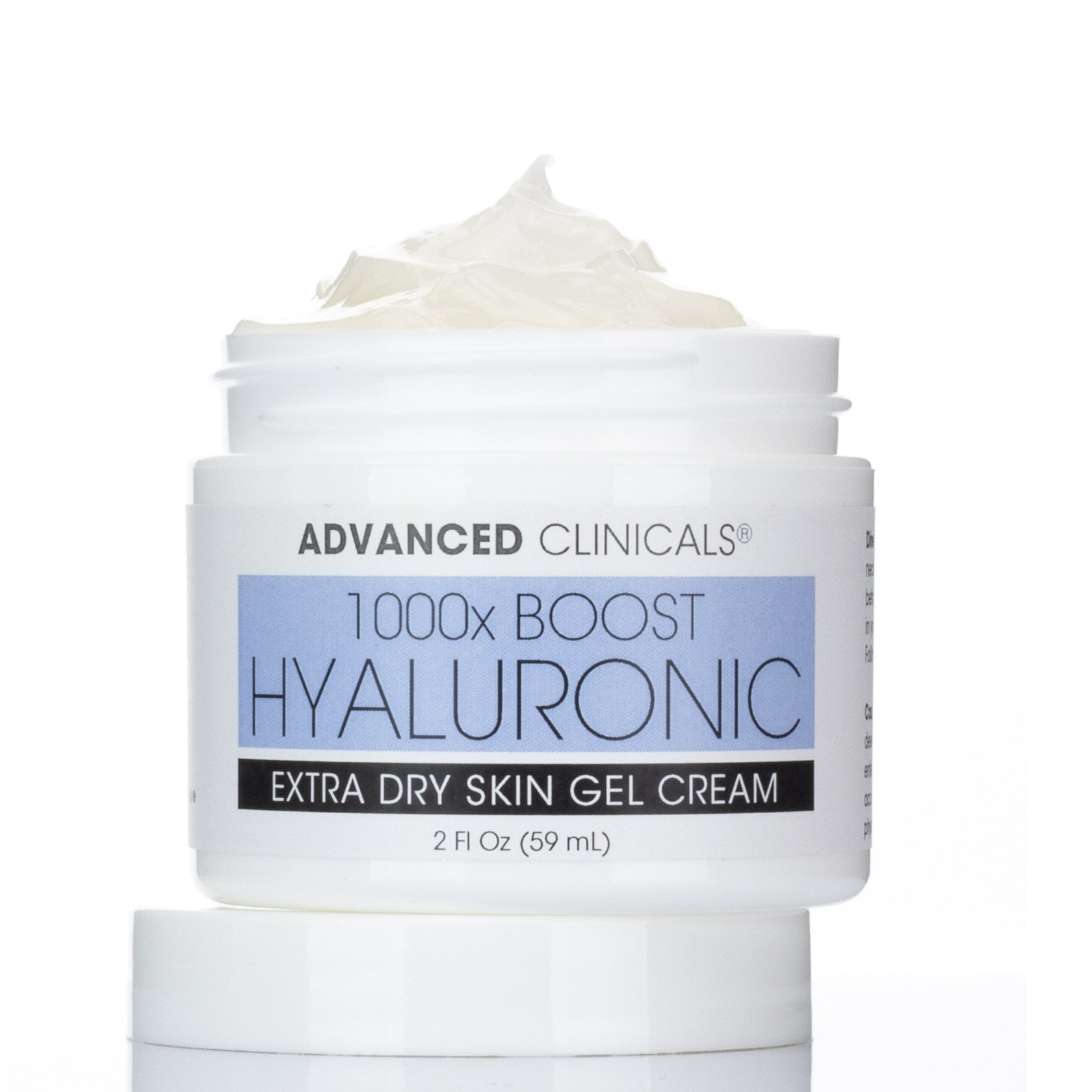 Advanced Clinicals 1000x Boost Hyaluronic Acid Extra Dry Skin Gel Cream