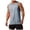 Light Gray, variant on Afdoent Men's Tank Top Male Summer Outdoor Sports Fitness Running Breathable Loose Sleeveless Crew Neck Vest Comfortable