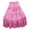 Pink, variant on Womens Maxi Skirt High Waist Midi Skirts A Line Solid Short Skirts Trendy Cute Date Night Club Skirt