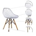 thumbnail image 3 of Paquete de 4 Sillas Oslo Mundo In Muebles Vento Blanco, 3 of 5