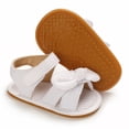thumbnail image 4 of Diconna Baby Girls Summer Bow Sandals, Soft Sole Non-Slip  Flats Pre-Walkers, 4 of 4
