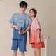 thumbnail image 3 of Conjunto de pijamas a juego para hombre y mujer, ropa de dormir de algodón, informal, para el hogar, 3 of 4