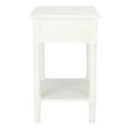 thumbnail image 3 of SAFAVIEH Whitney Solid 1 Drawer Accent Table, Distressed White, 3 of 7