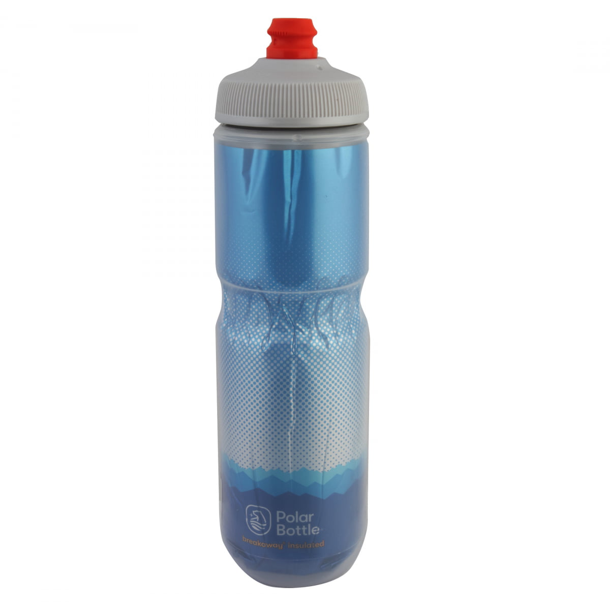 Polar Bottle Breakaway Insulated Bike Water Bottle - BPA Free Cycling   Sports Squeeze Bottle Ridge - Blue  Silver 24 oz INB24OZ03 - Walmart.com