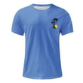 thumbnail image 3 of Men's Summer Shirts Casual Short Sleeve Tropical Graphic Athletic Tees Hawaiian Loose Beach Vacation T Shirts Pullover, 3 of 4