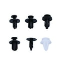 thumbnail image 3 of Retainer Pin Rivet Bumper 100pcs Auto Fasteners Clips Push Rivets 6 Size For Car Body  Trim Hood Dash Panel, 3 of 8