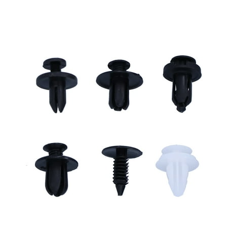 

Bumper Fastener Kit 100pcs Auto Fasteners Clips Push Rivets 6 Size For Car Body Trim Hood Dash Panel