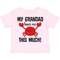 thumbnail image 3 of Inktastic Grandad Loves Me Grandchild Crab Boys or Girls Toddler T-Shirt, 3 of 5