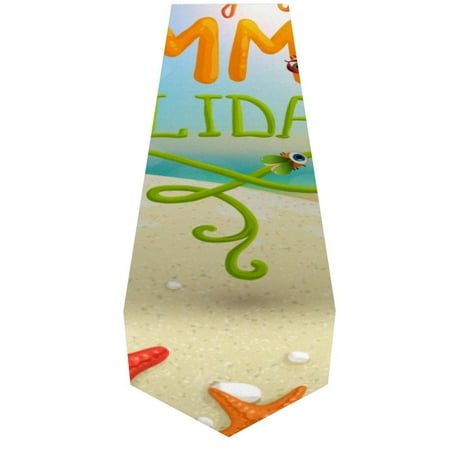 

OWNTA Summer Beach Surf Pattern Elegant Polyester Table Runner Perfect for Your Tables - Dining Table Decoration