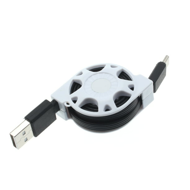 Retractable USB Cable TypeC Charger Power Cord D1R for