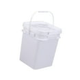 thumbnail image 4 of Cubo cuadrado para almacenamiento de alimentos, práctico, resistente, portátil, versátil con asa, cubo de pintura para pintura del hogar y la cocina 13L, 4 of 8