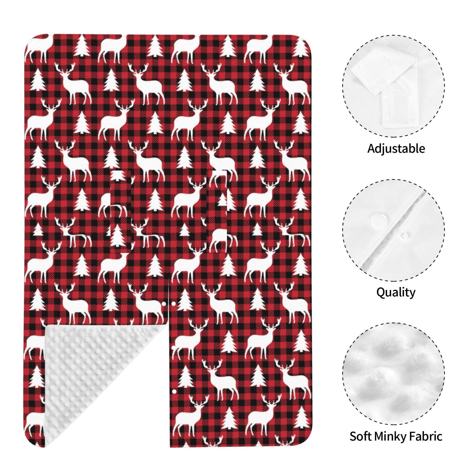 Car Seat Cover Baby - Christmas And New Year Breathable Infant Car Seat Cover for Baby Carseat, Lightweight Comfort Baby Essentials Must Haves Newborn Stuff for Girl Boy