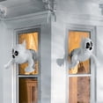 thumbnail image 4 of Fantasmas que se estrellan en la ventana de Halloween Decoración de ventanas de Halloween Fantasma de ventana rota para interiores o exteriores, 4 of 5