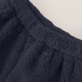 thumbnail image 4 of FAIWAD Kids Plush Pants Elastic Waist Solid Color Fleece Joggers Boys Girls Soft Warm Loungewear, 4 of 7