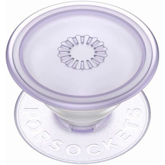 PopSockets Adhesive Phone Grip with Kickstand & Swappable Top - Dusty Lavender Translucent