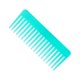 thumbnail image 1 of Peine ancho grande sin mango, antistático, 19 dientes, ideal para cabello largo y grueso, color azul lago, sin logo., 1 of 7