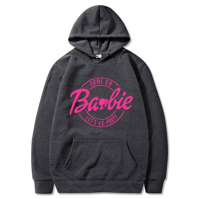 Barbie Let S Go Printed Pattern Ebay Plus Fleece Sweatshirt Hoodie